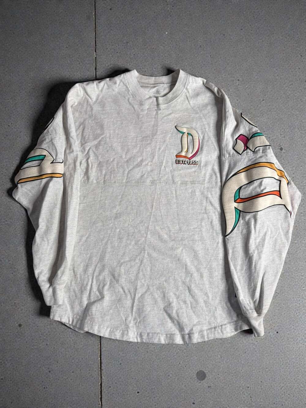 Disney Parks Disneyland Est. 1955 Spirit Jersey Long Sleeve Shirt XS